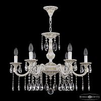 Люстра с хрустальными подвесками AL78101/6/210 A WMG Bohemia Ivele Crystal (Богемия Ивеле Кристалл)