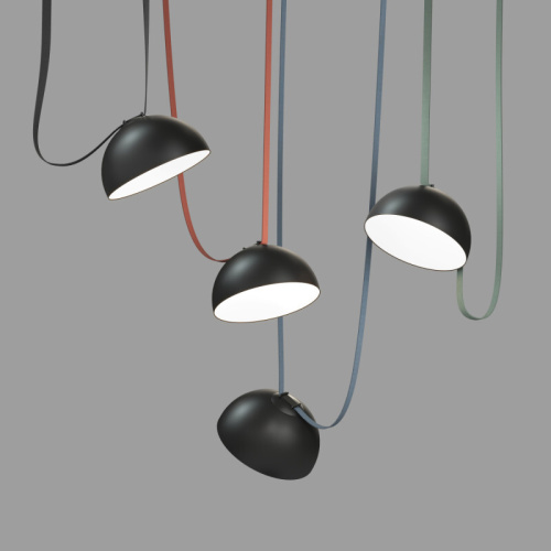 DK5562-BK Cветильник для трека-ремня Belty, серия Flow со светодиодом, D300*H171мм, 48V DC, 28W, RA90, 120°, 4000K, IP20, черный, алюминий фото 3