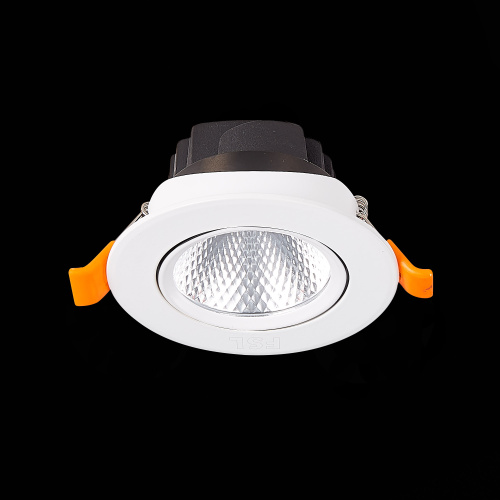 ST211.538.06.24 Св-к встр. Белый LED 1*6W 3000K 480Lm Ra80 24° IP20 D86xH50 220-240V Встраиваемые светильники фото 5