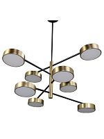 Люстра на штанге черная LED 80Вт 85см Zortes LUNAR ZRS.01243.08