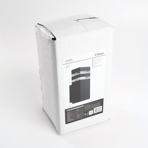 Светильник садово-парковый Feron DH0806, на стену вверх,  E27 230V, черный фото 6