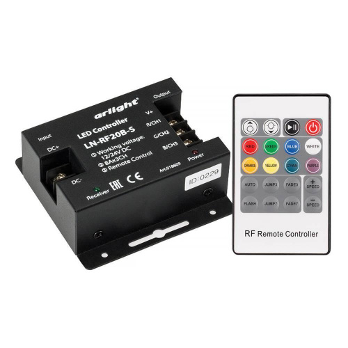 Контроллер Arlight LN-RF20B-S 018609 Контроллер Arlight LN-RF20B-S 018609