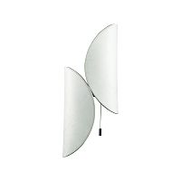 7067/2W L-VISION ODL26 191 Настенный светильник черный/белый/шелк/металл IP20 LED G9 5W 220-240V SILK