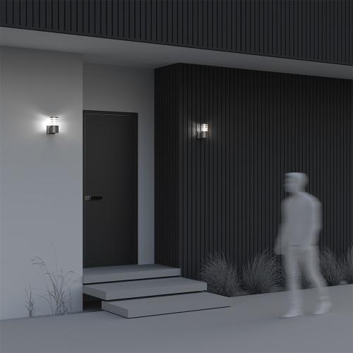 Уличный настенный светильник Outdoor O576WL-01GR фото 6