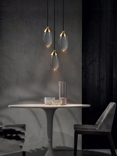 Подвесной светильник MT8848-3H brass фото 4