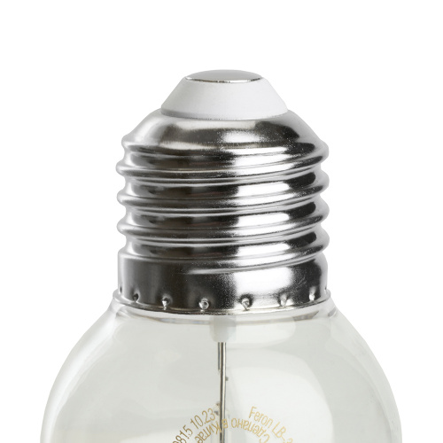 Лампа светодиодная Feron LB-383 Шарик прозрачный E27 2W 230V зеленый фото 3