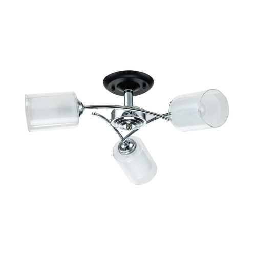 Потолочный светильник Escada 1170/3P E27*60W Chrome/Black фото 4