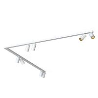 Накладной спот Nowodvorski Mono Corner 2x150 White/Gold 7695