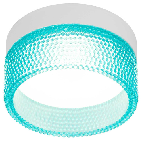 Светильник встраиваемый ЭРА DK97 WH/Blue под лампу GX53 белый/голубой Б0057458 фото 5