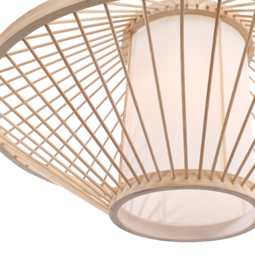 SL6241.533.01 Светильник подвесной ST-Luce Древесный/Белый E27 1*40W ALMA фото 3