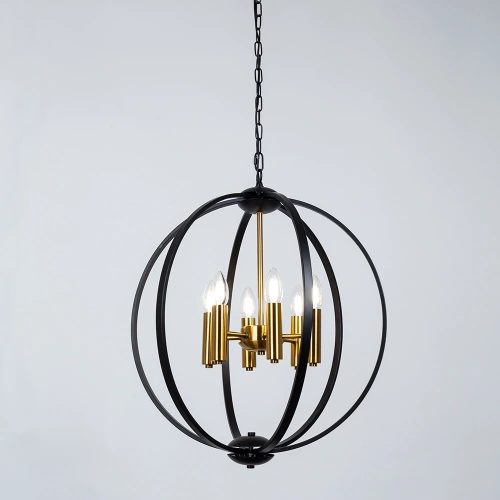 Подвесная люстра Arte Lamp CASTULA A7013SP-6BK фото 2 Подвесная люстра Arte Lamp CASTULA A7013SP-6BK фото 2