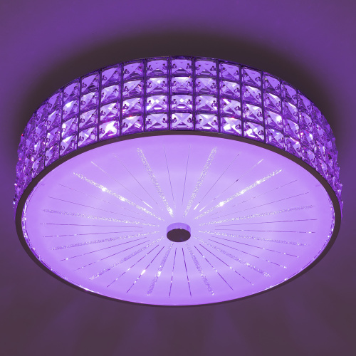 Citilux Портал CL32415G1 LED RGB Люстра хрустальная с пультом Хром фото 6