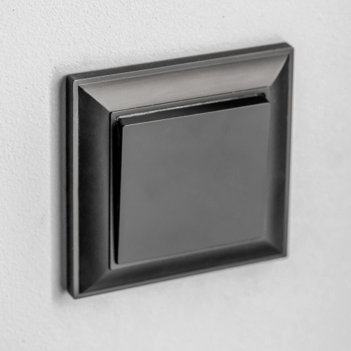 Рамка из поликарбоната на 1 пост Fiore черный W0012208 фото 5 Рамка из поликарбоната на 1 пост Fiore черный W0012208 фото 5