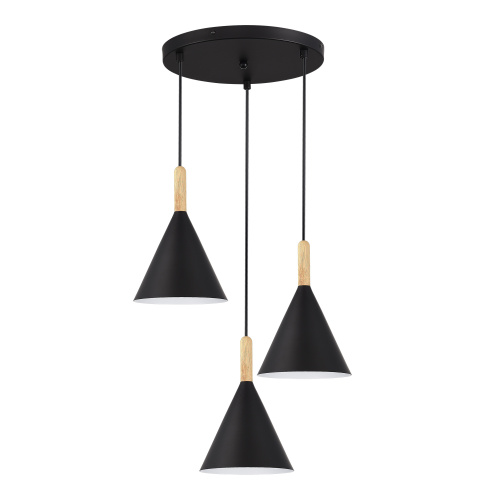 SLE1255-423-03 Светильник подвесной Черный/Черный E27 3*40W ARKET фото 6 SLE1255-423-03 Светильник подвесной Черный/Черный E27 3*40W ARKET фото 6