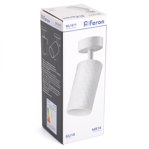 Светильник Feron ML1871 PIXEL настенно-потолочный GU10, белый фото 11
