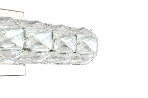 Светильник настенный хрустальный хром LED 12Вт 39см Zortes CRYSTAL ZRS.79201.8 фото 4