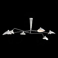 SL305.502.06 Люстра потолочная ST-Luce Белый/Белый E27 6*60W SPRUZZO