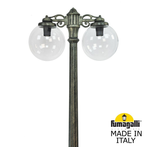 Fumagalli Садово-парковый фонарь FUMAGALLI GIG BISSO/G300 2L DN G30.156.S20.BXE27DN фото 2 Fumagalli Садово-парковый фонарь FUMAGALLI GIG BISSO/G300 2L DN G30.156.S20.BXE27DN фото 2