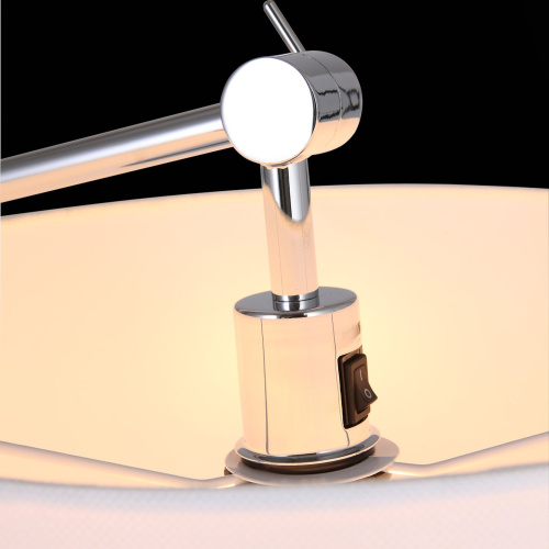 SL460.105.01 Торшер ST-Luce Хром/Белый E27 1*60W (из 2-х коробок) MARCIA фото 8