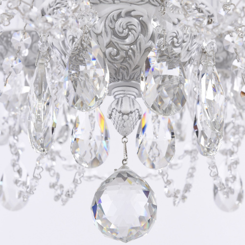 Люстра с хрустальными подвесками AL16302/8/195 WMN Bohemia Ivele Crystal (Богемия Ивеле Кристалл) фото 4