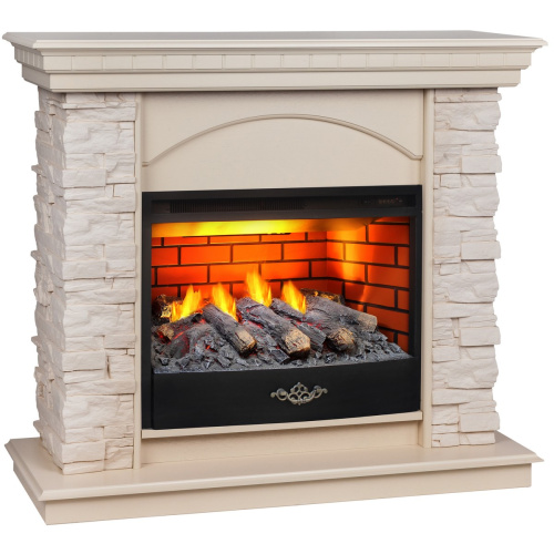 Электрокамин RealFlame Elford WT белый дуб с очагом 3D Firestar 25,5 фото 2 Электрокамин RealFlame Elford WT белый дуб с очагом 3D Firestar 25,5 фото 2