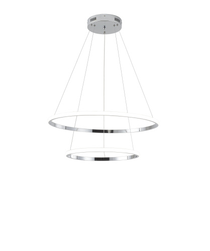 Люстра подвесная светодиодная хром LED 63Вт D40+60см Zortes RINGOLIGHT ZRS.33322.63C фото 5 Люстра подвесная светодиодная хром LED 63Вт D40+60см Zortes RINGOLIGHT ZRS.33322.63C фото 5