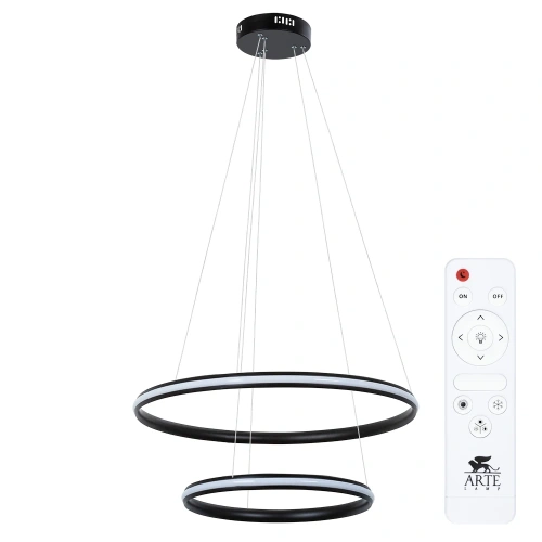 Подвесная люстра Arte Lamp MERIDIANA A2198SP-2BK Подвесная люстра Arte Lamp MERIDIANA A2198SP-2BK