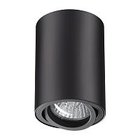 370418 OVER NT19 481 черный Накладной светильник IP20 GU10 50W 220V PIPE