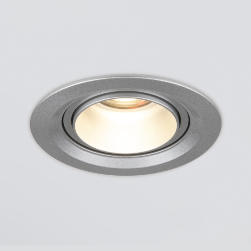 Встраиваемый светодиодный светильник с регулировкой угла освещения 9920 LED 15W 4200K серебро фото 7 Встраиваемый светодиодный светильник с регулировкой угла освещения 9920 LED 15W 4200K серебро фото 7