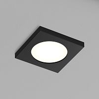 DK3015-BK Встраиваемый светильник влагозащ., IP 44, 50 Вт, GU10, черный, алюминий