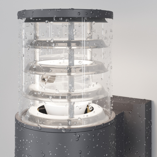 Уличный настенный светильник Outdoor O576WL-01GR фото 5