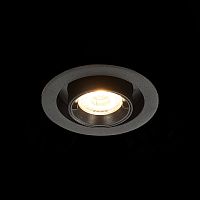 ST702.338.12 Св-к встр. Черный LED 1*12W 3000K 900Lm Ra80 24° IP20 D90xH92 180-240V Встраиваемые светильники