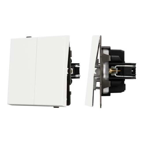 Механизм выключателя управления шторами SWT-TENDO-MKR2-SFPL-WH (230V, 10A) Arlight 054561 Механизм выключателя управления шторами SWT-TENDO-MKR2-SFPL-WH (230V, 10A) Arlight 054561