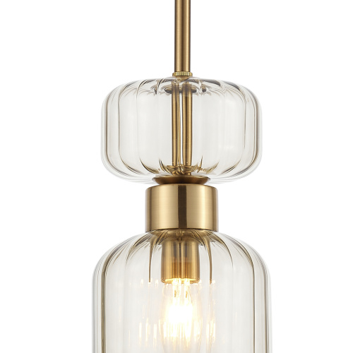 Подвесной светильник Escada 1141/1S E14*60W Antigue copper/Beige фото 3