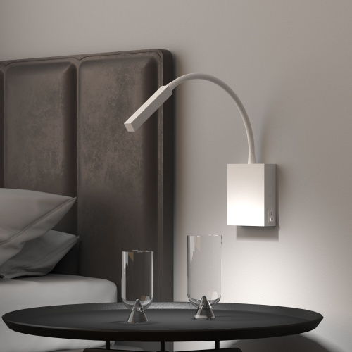 Светильник настенный светодиодный KNOB 40118/LED белый фото 3