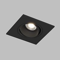 DK3071-BK Встраиваемый светильник, IP 20, 10 Вт, GU5.3, LED, черный/черный, пластик