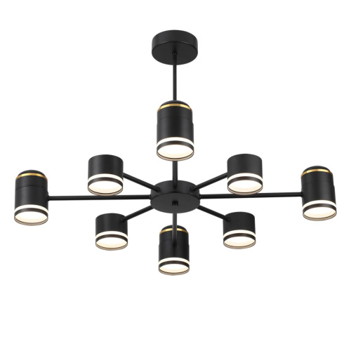8234/8C COMFI LN25 000 черный, металл/акрил Люстра потолочная GX53 LED 8*10W + LED-проектор 4*5W 2700К 220V VIRSAVA фото 7 8234/8C COMFI LN25 000 черный, металл/акрил Люстра потолочная GX53 LED 8*10W + LED-проектор 4*5W 2700К 220V VIRSAVA фото 7