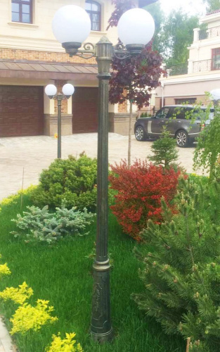 Fumagalli Садово-парковый фонарь FUMAGALLI RICU BISSO/G250 2L G25.157.S20.BYE27 фото 5 Fumagalli Садово-парковый фонарь FUMAGALLI RICU BISSO/G250 2L G25.157.S20.BYE27 фото 5
