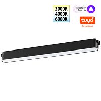 359463 SHINO NT24 115 черный Трековый смарт-светильник для низковольтного шинопровода с двумя режимами работы IP20 LED 18W 24V 3000-6000K EASY