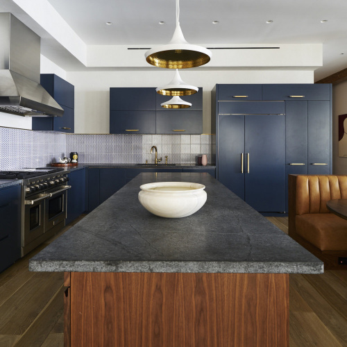 Ручка-скоба Pull Bar Cross Brass фото 3