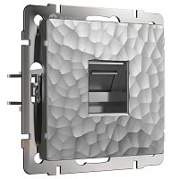 Розетка Ethernet RJ-45 (Hammaer серебряный) W1281006