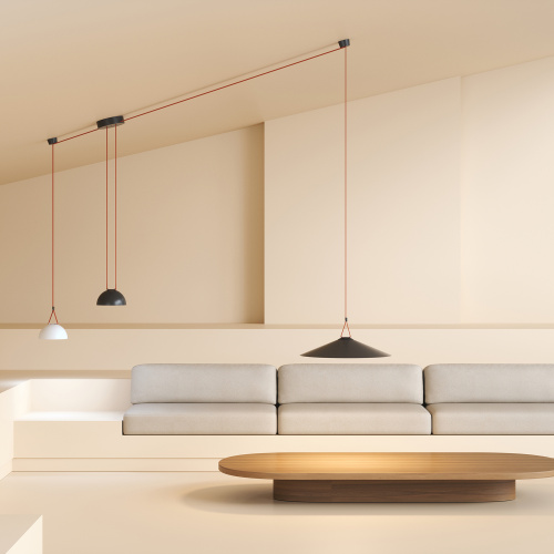 DK5660-BK Cветильник для трека-ремня Belty Smart, серия Flow со светодиодом, D220*H117мм, 48V DC, 24W, RA90, 120°, 3000-5700K, IP20, черный, алюминий фото 8 DK5660-BK Cветильник для трека-ремня Belty Smart, серия Flow со светодиодом, D220*H117мм, 48V DC, 24W, RA90, 120°, 3000-5700K, IP20, черный, алюминий фото 8