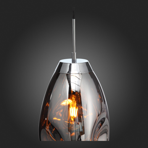 SL328.103.01 Светильник подвесной ST-Luce Хром/Хром E27 1*60W AEREO фото 2