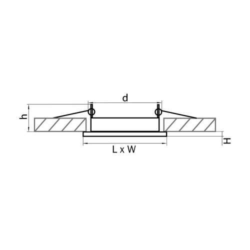 Встраиваемый светильник Lightstar Tensio 212127 фото 2