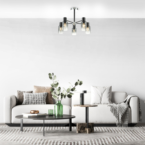 Светильник на штанге Escada 2120/5P E14*40W Black фото 6