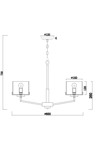 Люстра Freya FR5096PL-05CH фото 2
