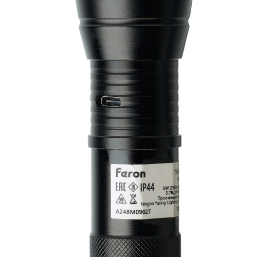 Фонарь ручной Feron TH2400 с аккумулятором USB ZOOM фото 9 Фонарь ручной Feron TH2400 с аккумулятором USB ZOOM фото 9