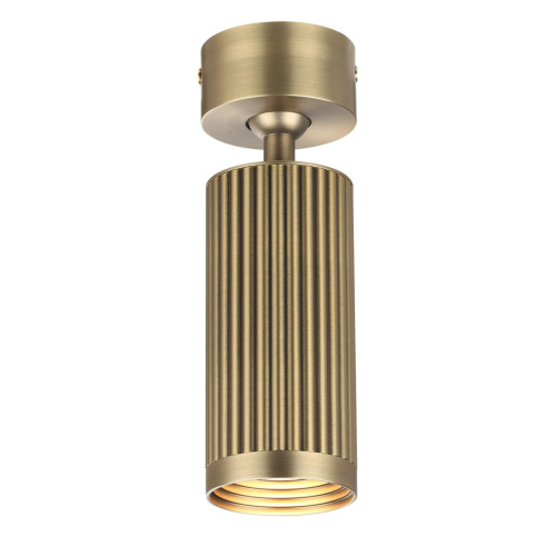 7013/1C HIGHTECH ODL25 331 Потолочный св-к поворотный на 360° металл/под латунь IP20 LED GU10 10W 220V MANCHESTER фото 3 7013/1C HIGHTECH ODL25 331 Потолочный св-к поворотный на 360° металл/под латунь IP20 LED GU10 10W 220V MANCHESTER фото 3