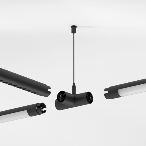 Module System Набор для подвеса Т-образный с питанием (черный) 85189/00 фото 2