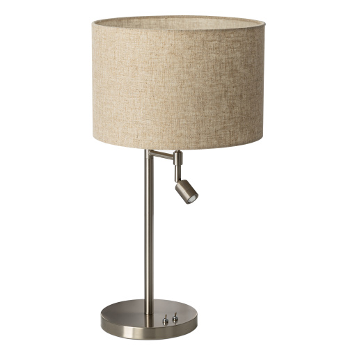 Citilux DUPLET CL801011 Настольная лампа с бежевым абажуром фото 2 Citilux DUPLET CL801011 Настольная лампа с бежевым абажуром фото 2